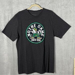 Notre Dame - Charcoal Gray - Fightin’ Irish Graphic T Shirt - XL